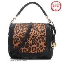 michael kors sbruinenthorpe leopard medium zwart schoudertas Handtassen Replica yxwcf779